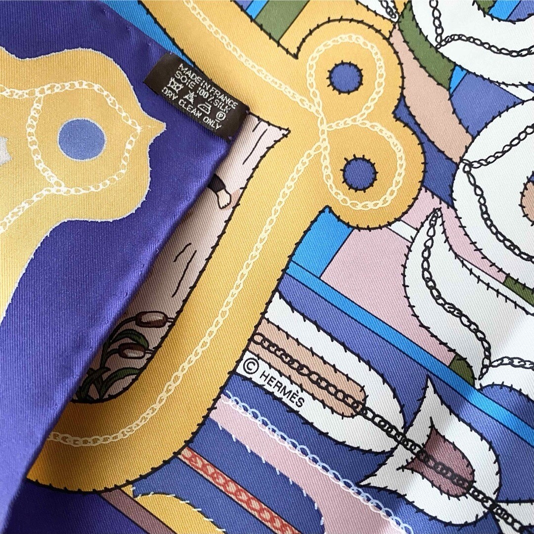 Hermes Scarf Stole Esprit Ainou Natsuno Hidaka Silk Bandana Woman