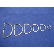 Metal D Rings Buckles for Webbing Strap Tape 10 12 16 20 25 30 35 40 50 mm