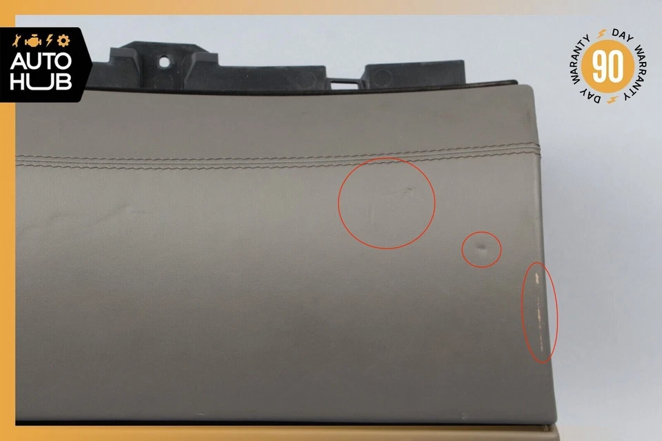 07-14 Mercedes W216 CL550 CL600 Salpicadero Guantera Compartimento Designo Fabricante de Equipo Original Foto 3 de 4