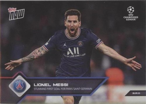 その他 Topps Merlin Renaissance Lionel Messi 2021-22 Topps Merlin Chrome UEFA Renaissance Lionel Messi PSA 8 R
