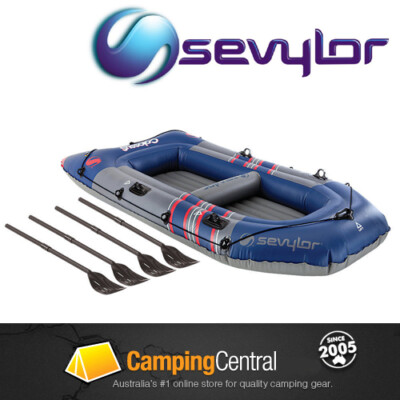 SEVYLOR COLOSSUS 4P PERSON INFLATABLE BOAT WITH