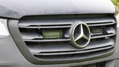 2x Kühlergrill LED Fernscheinwerfer passend für MB Sprinter Hymer ML-T