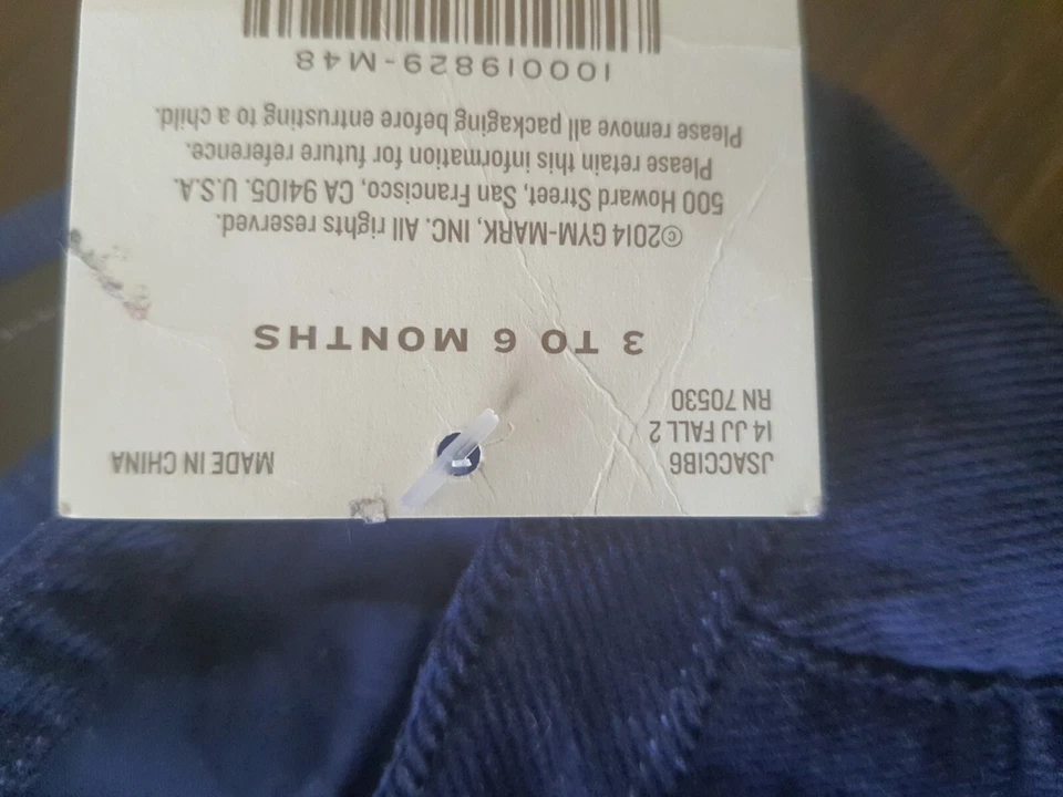 Janie And Jack Gorra Plana Sombrero Azul Marino Pana Vacaciones Bebé 3 6 M Ecuestre Nuevo con Etiquetas Foto 4 de 4