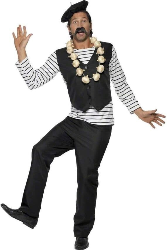 Mens Mon Dieu French Man Costume