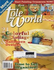 TOLE WORLD - DECORATIVE ART - OCTOBER 2005