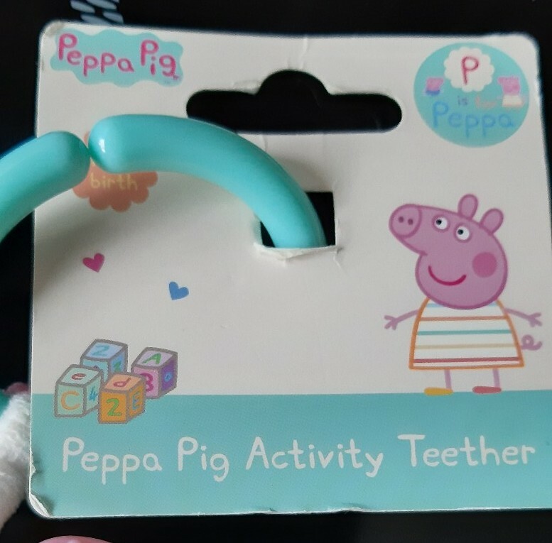 peppa pig teether