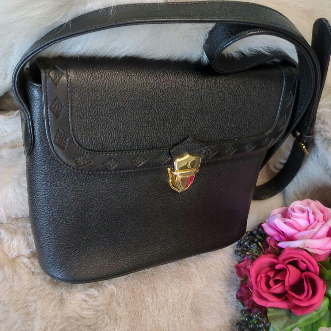 Borsa a tracolla Saint Laurent Metal Fittings Ysl in pelle