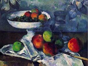 Paul Cezanne Natura Morta Con Frutta Ciotola Old Master Stampa Pittura Arte 2122om Ebay