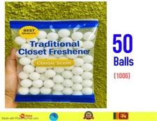 50 Balls Closet Freshener Deodorizer Balls Traditional Scent Home Storage Usage