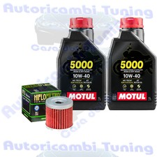 Motul 5000 10W40 Ölwechselset + Filter Für Hyosung GA125 Cruise 1997>2001