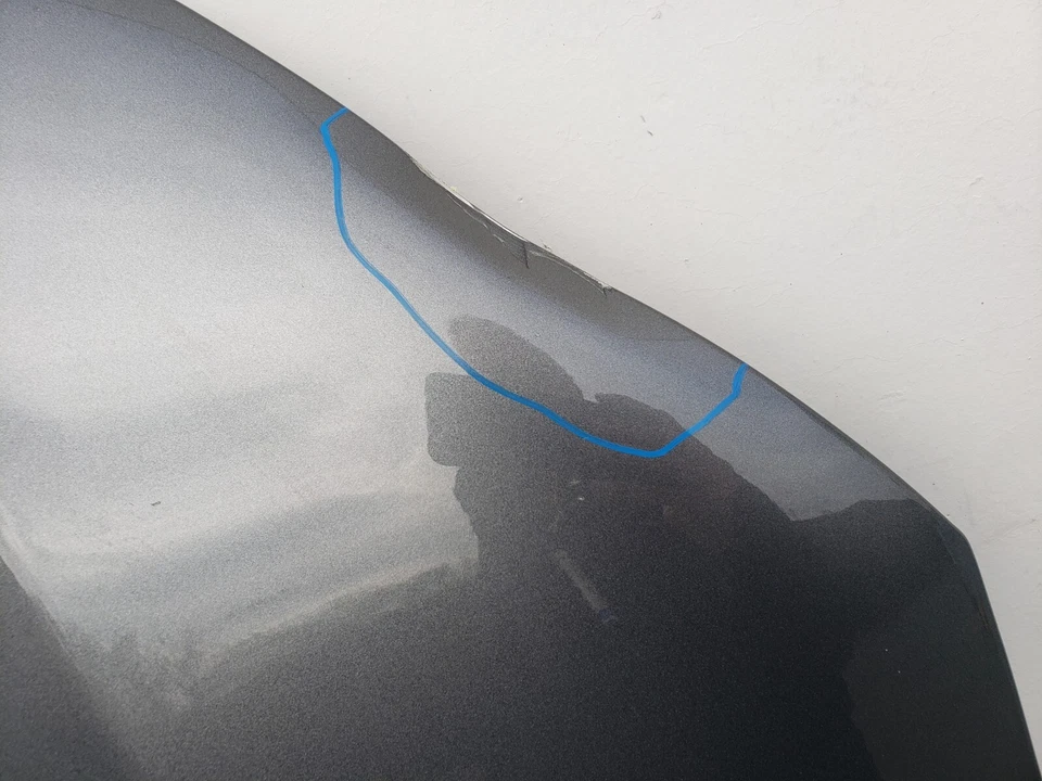 ✅ 2017-2020 OEM Mercedes W213 E350 capó panel carcasa gris NOTA* Foto 3 de 4