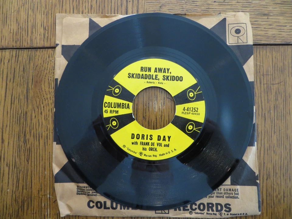 Doris Day – Tunnel Of Love - 1958 - Columbia 4-41252 7" Single VG+/Generic - Image 4 of 4