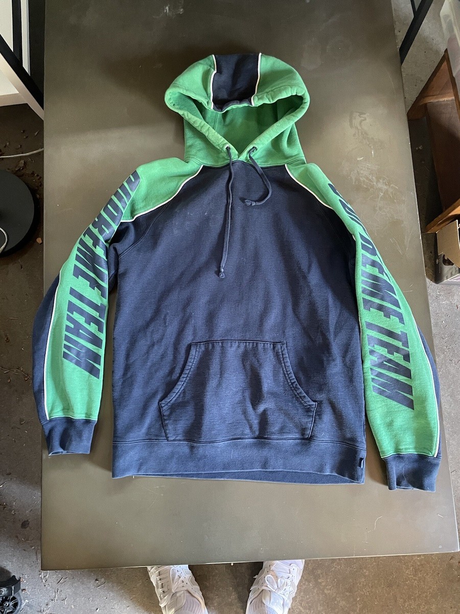 FW17 Supreme GT navy / green hooded sweatshirt Supreme Team FW17 Supreme GT navy / green hooded sweatshirt Supreme Team
