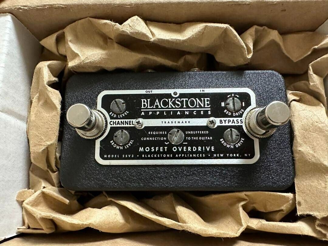 BLACKSTONE APPLIANCES MOSFET OVERDRIVE 2SV3 Guitar Effects BLACKSTONE APPLIANCES MOSFET OVERDRIVE 2SV3 Guitar Effects