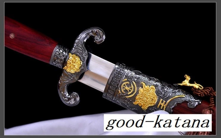 Espadas chinas de acero inoxidable de alta calidad "Tai chi JIAN" (劍) buena elasticidad Foto 4 de 4