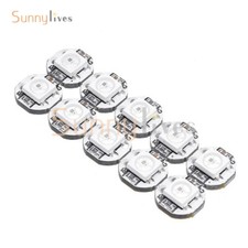 10PCS WS2812B WS2811 IC 10mmx3mm 5V SMD 5050 RGB LED light Sample Mini PCB board