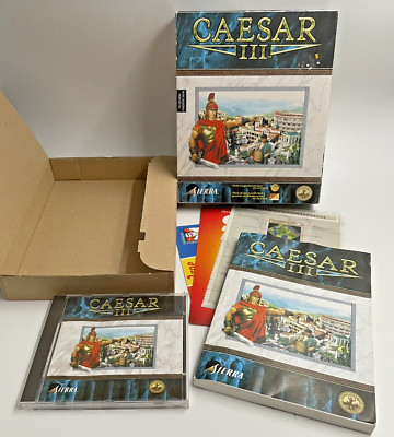 Caesar III 3 (1998) [Big Box] PC Spiel Game + Anleitung Zustand Akzeptabel