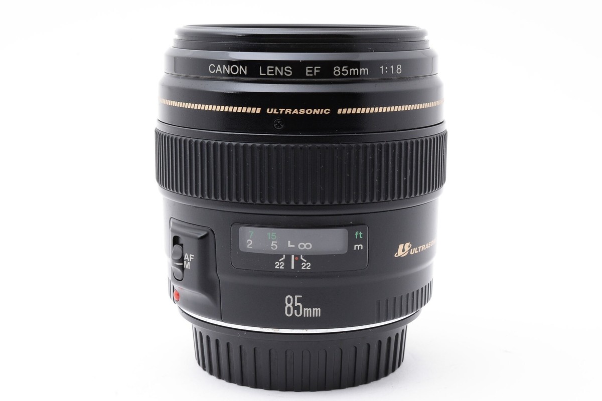 Canon EF85㎜ f/1.8 USM＋ET-65III Canon EF 85mm F/1.8 USM Lens w/ET-65 III hood [Exc+++] from Japan