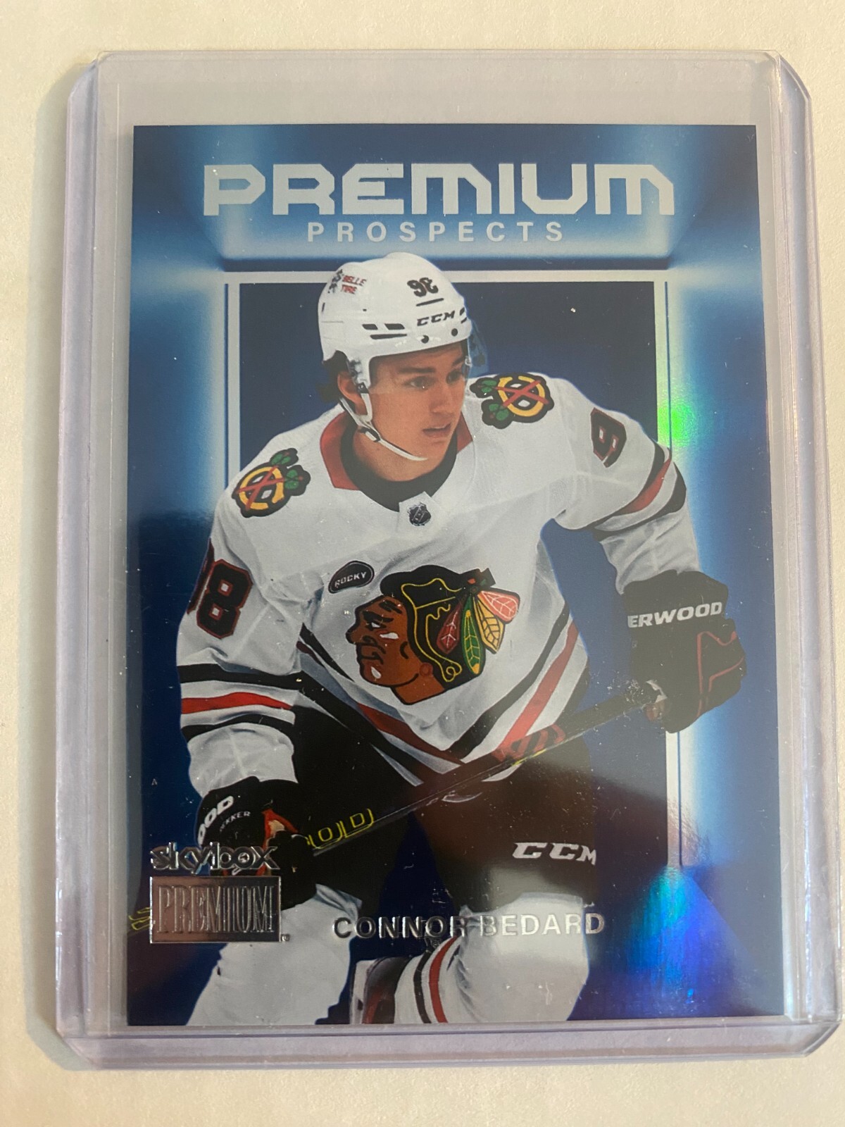 2023-24 Skybox Metal Universe Hockey Premium Prospect Connor Bedard Chicago PP-1