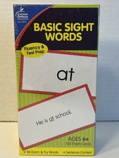 Basic Sight Words Flash Cards 102 Cards NIB Age 6 
