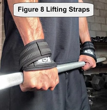 Weight Lifting Wrist Bar Straps For Gym Bodybuilding Power Support Wraps Workout