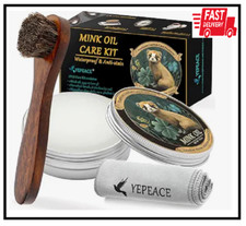 3 PCS Mink Oil for Leather Boots, Leather Cleaner and Conditioner 3.53Oz, Premiu