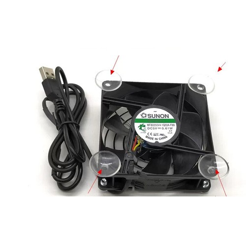 MF80250V4-1Q03A-F99 5V 80*80*25mm router set top box Tablet Cooler Rack USB fan - Picture 3 of 3