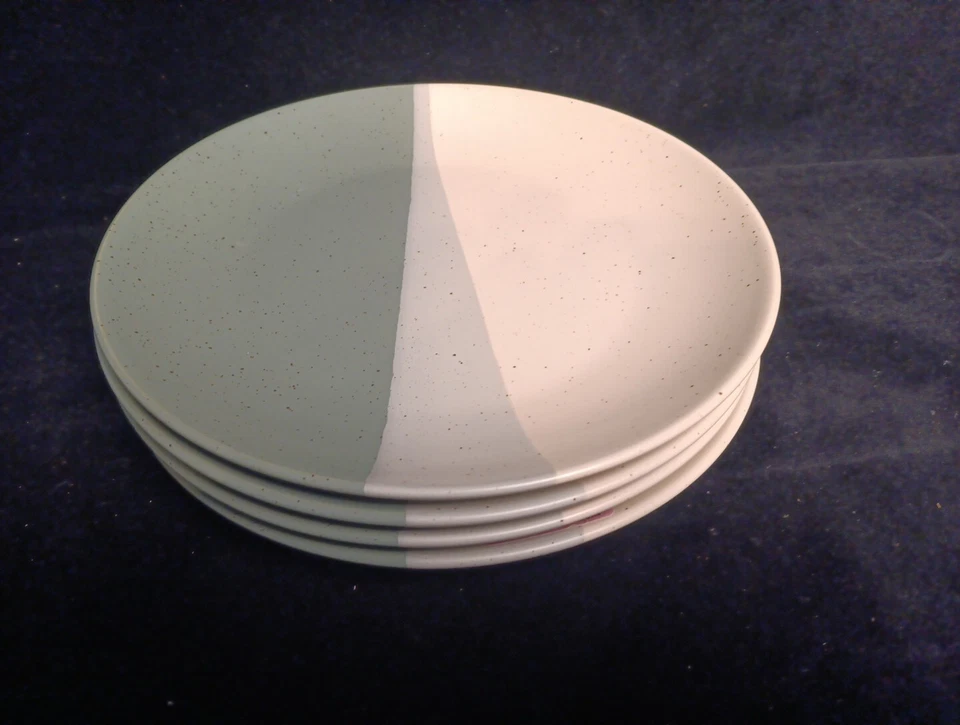 Better Homes & Gardens Sage Hayes Stoneware 4 Pc Salad Luncheon Plates 8.5"W - Image 2 of 4