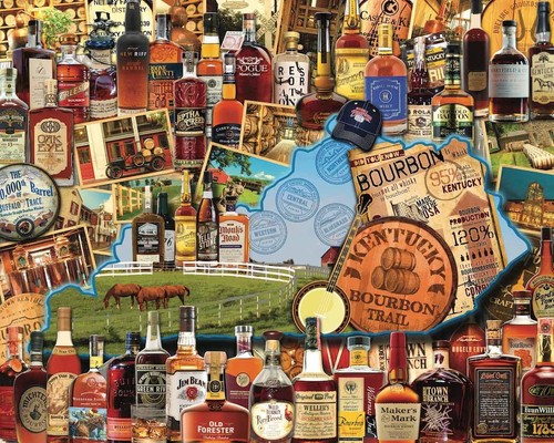 Hart Puzzles Bourbon Trail 1000 Piece Jigsaw Puzzle By Kate Ward Thacker