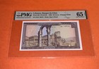 PMG Lebanon, Banque du Liban 10 Livres Banknotes 1986 p63f UNC EPQ — photo 1