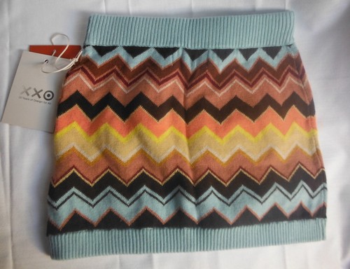 Missoni for Target girls Skirt XSmall zig zag Chevron 20th Anniversary NWT - Picture 2 of 5