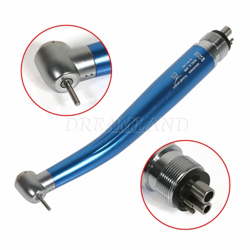 Pieza de mano dental (generador eléctrico LED) de alta velocidad turbina de aire de empuje 4 orificios estilo NSK - Imagen 6 de 66