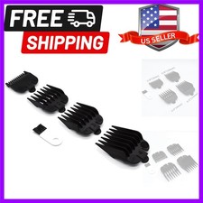 4 Pieces 4 Sizes Black Nylon Professional Hair Clipper Guide Guard Combs 1/8"...