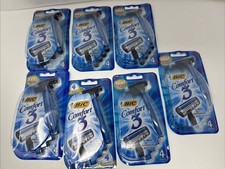 7x Bic Comfort 3 Men Disposable Razor Sensitive Skin NEW 4ct Packs - 28 total