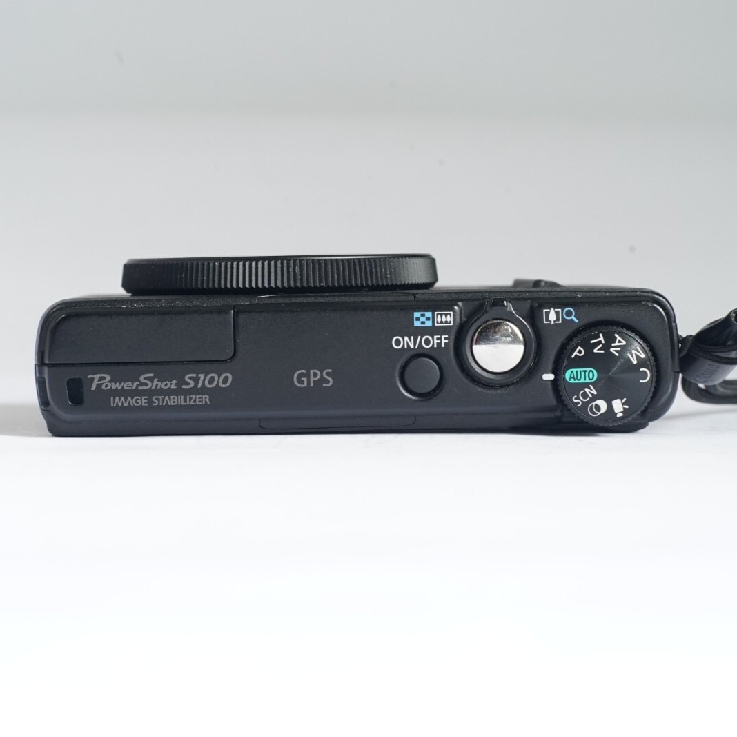 Canon PowerShot S100 Digital Camera Black 12.1 Megapixels 5x