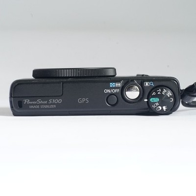 Canon PowerShot S100 Digital Camera Black 12.1 Megapixels 5x
