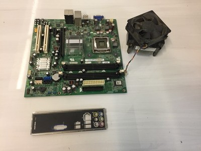 Dell Inspiron 530 Vostro 200 Motherboard G33M02 RY007 LGA 775 + Heatsink & I/O
