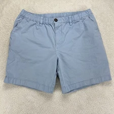 Chubbies Shorts Mens XL Light Blue Chino Flat Front 7" Regular Fit Flap Pocket