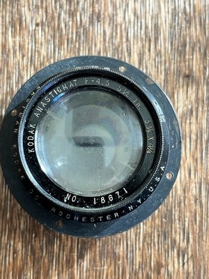 レンズ(単焦点) EASTMAN KODAK ANASTIGMAT 5 1/2 inch f4.5 VINTAGE KODAK ANASTIGMAT F-4.5 5 1/2 In. Lens | eBay