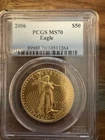 U.S. Mint 2006 $50 American Eagle Gold Coin 1 oz PCGS MS70