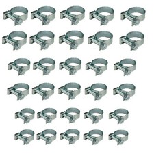 30pcs - 1/4 5/16 3/8 Fuel Injection Gas Line Hose Clamps Clip Pipe Clamp Asso...
