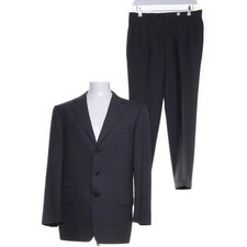 Ermenegildo Zegna, Anzug, Größe: 52, Cupro/Wolle, Grau, Einfarbig #Q8K