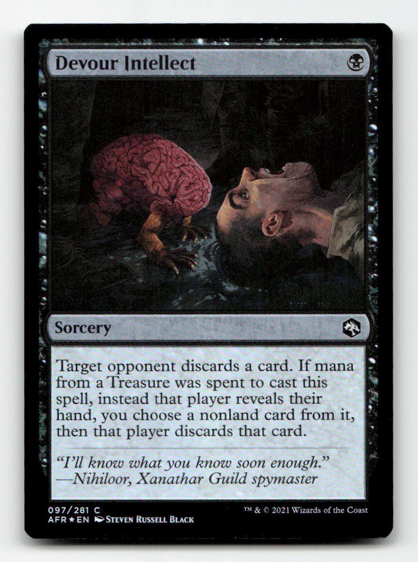 Devour Intellect 097/281 Common Foil Magic The Gathering