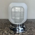 Vintage Art Deco Light Fixture w/ Milk Glass Shade & Chrome Sconce