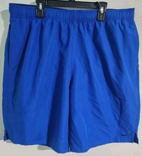  NWT Nike Royal Blue 9" Swim Trunks W/Pockets Men's Size XL