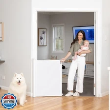 Perma Child Safety Indoor Outdoor Ultimate Retractable Baby Gate, 38.6" Tall 