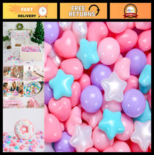 Colorful Ball Pit Balls Set - 100/200/500 Non-Toxic, BPA-Free, Crush-Proof for K