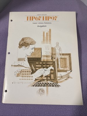 Hewlett-Packard HP-67 / HP-97 User's Library Solutions - Avigation