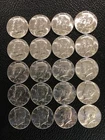 (LOT OF 20) 1964 BRILLIANT UNCIRCULATED KENNEDY SILVER HALVES PD MINTS
