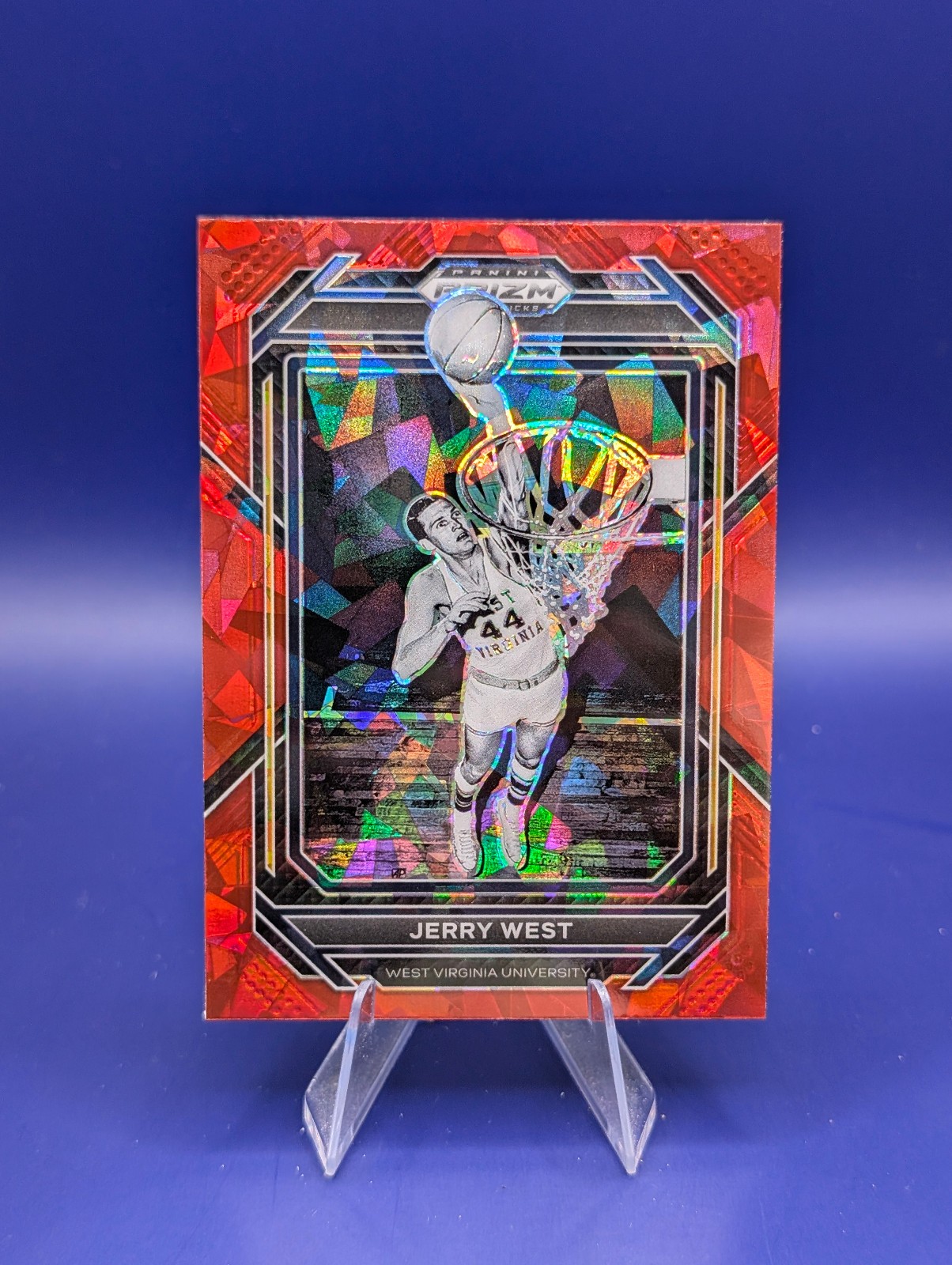 2023-24 Panini Prizm Draft Picks - Jerry West #81 Red Ice Prizm